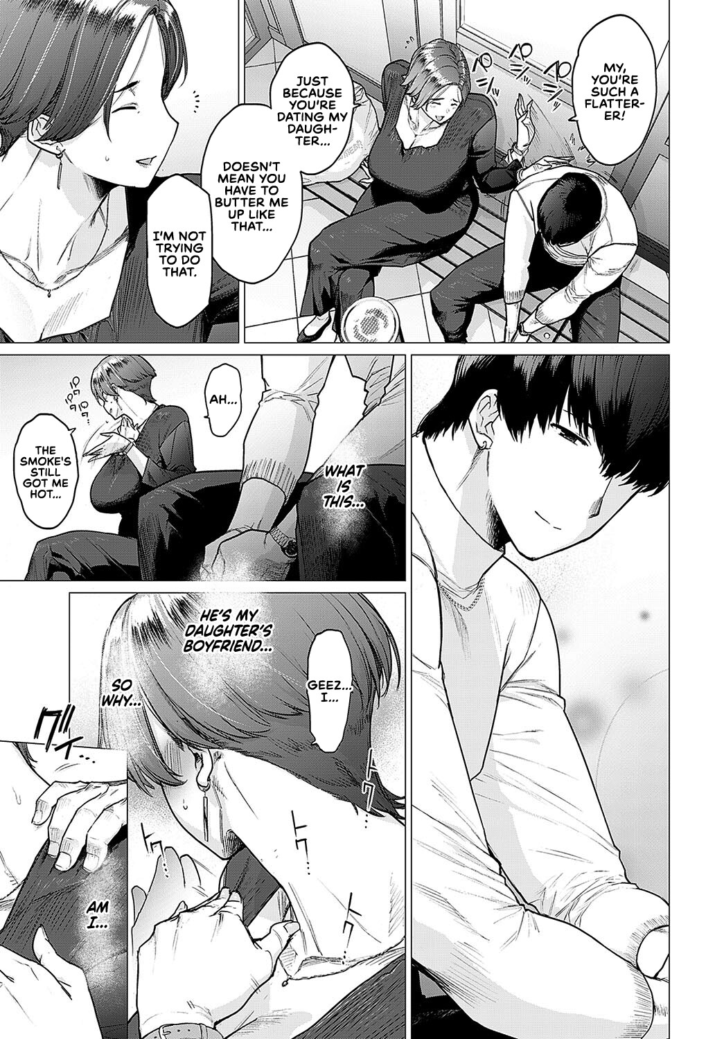 Hentai Manga Comic-The Stand-in is Her Mom-Read-9